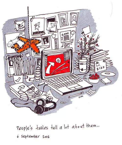 People's tables tell a lot about them...