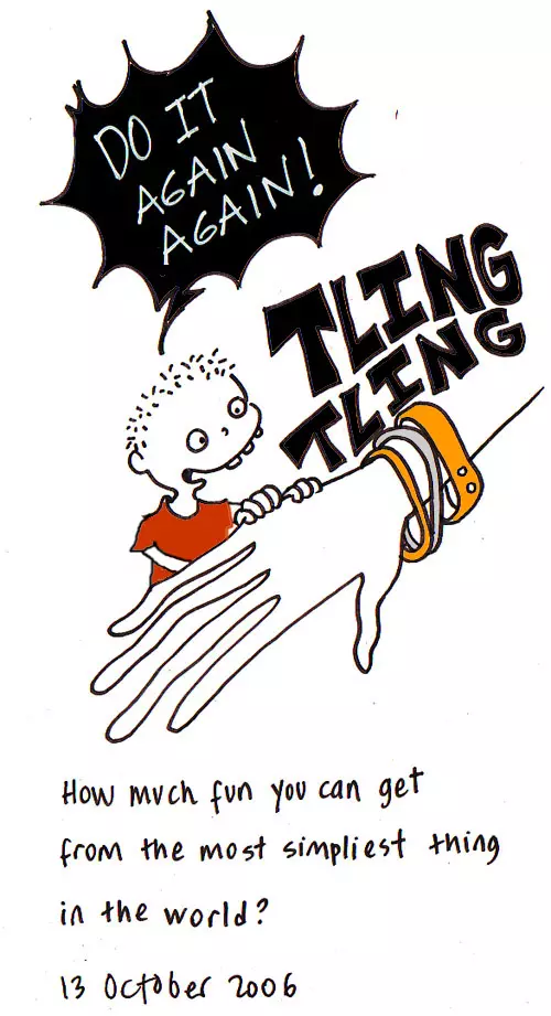 "Do it again again!" How much fun you can get from the most simplest thing in the world?