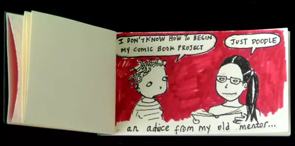 "I don't know how to begin my comic book project" "Just doodle" an advice from my old mentor...