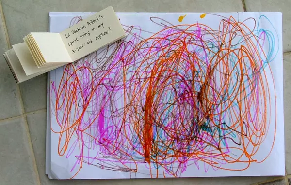 Is Jackson Pollack's spirit living in my 3-years-old nephew?