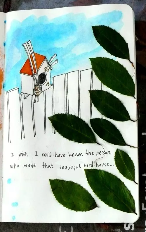 I wish I could have known the person who made that beautiful bird-house...