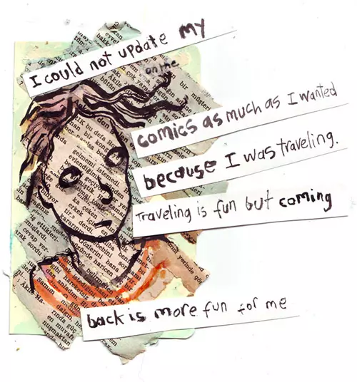 I could not update my comics as much as I wanted because I was traveling. Traveling is fun but coming back is more fun for me
