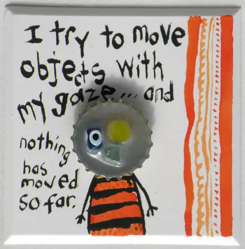 I try to move objects with my gaze... nothing has moved so far.