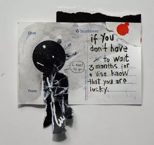 if you don't have to wait 3 months for a visa know that you are lucky. "I want to go..."