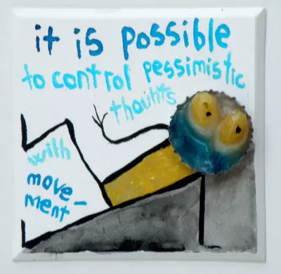 is it possible to control pessimistic thoughts with movement