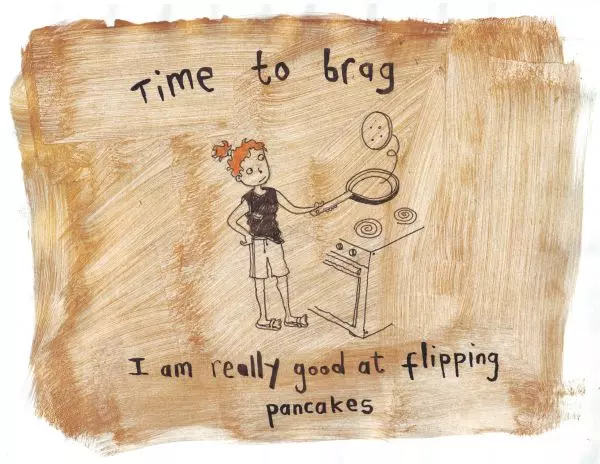 Time to brag I am really good at flipping pancakes