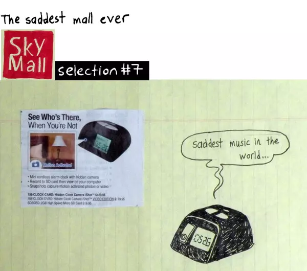 The saddest mall ever  Sky Mall selection #7 "saddest music in the world..."