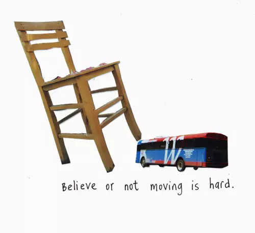 Believe or not moving is hard.