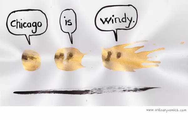 "Chicago" "is" "windy."