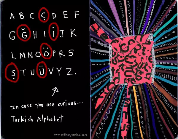 In case you are curious... Turkish Alphabet