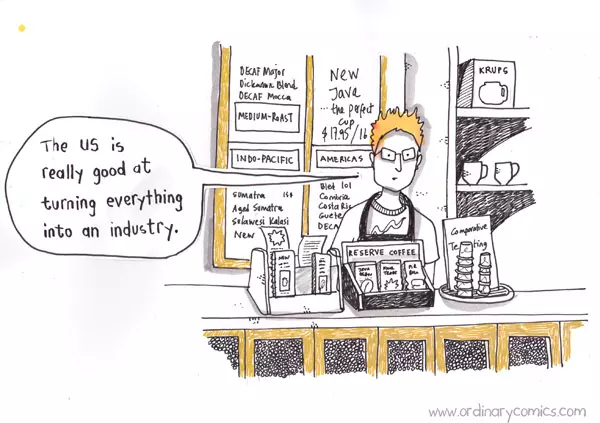 "The US is really good at turning everything into an industry."