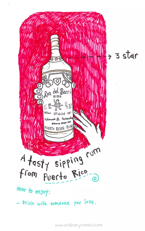 A tasty sipping run from Puerto Rico. How to enjoy. Drink some with someone you love. 3 star