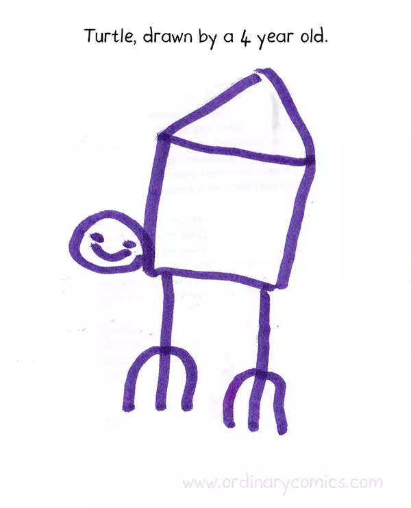Turtle, drawn by a 4 year old.