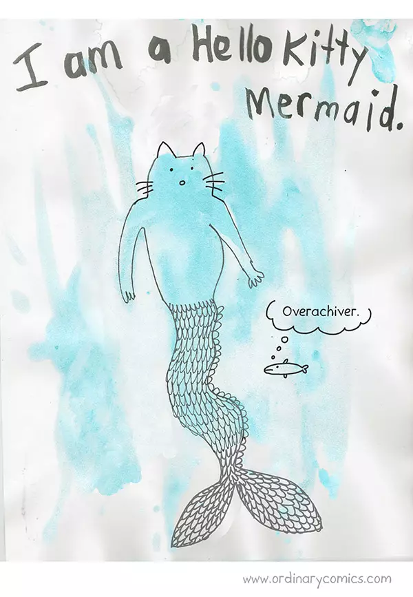 I am a Hello Kitty Mermaid Overachiever